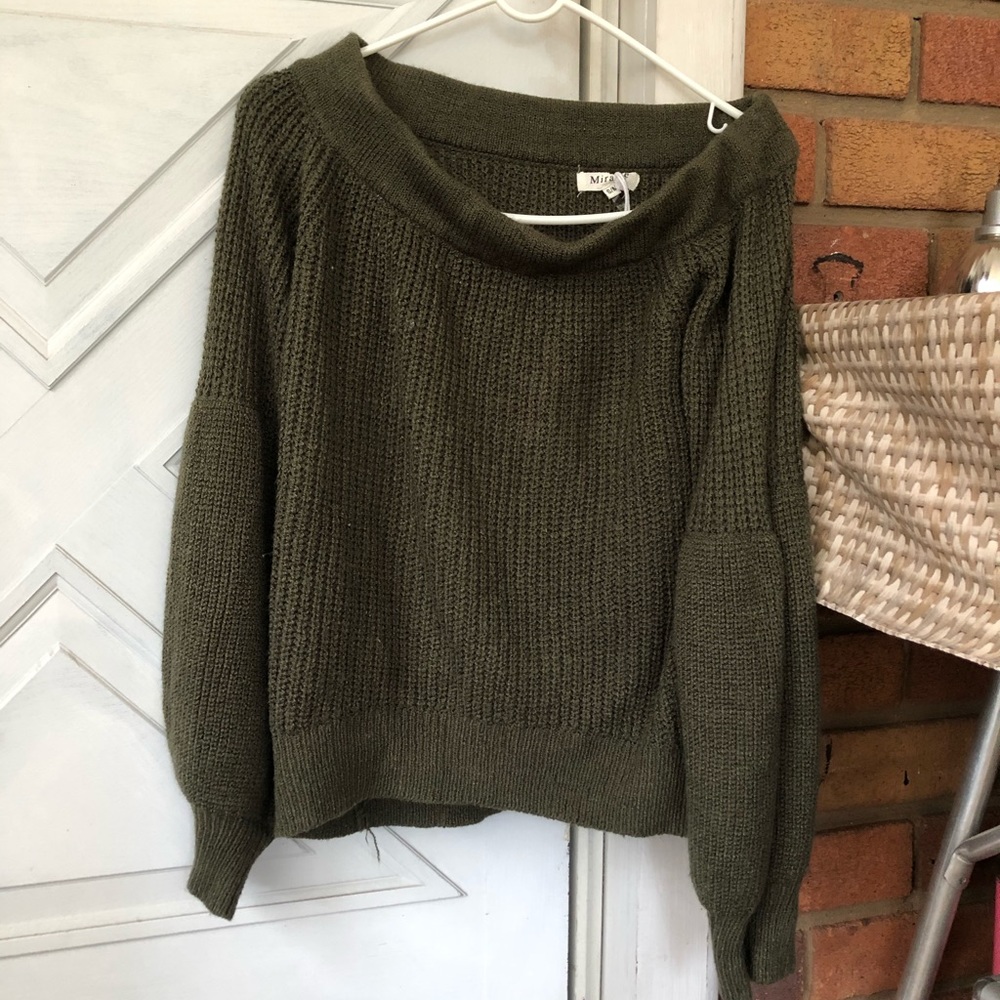 Green sweater